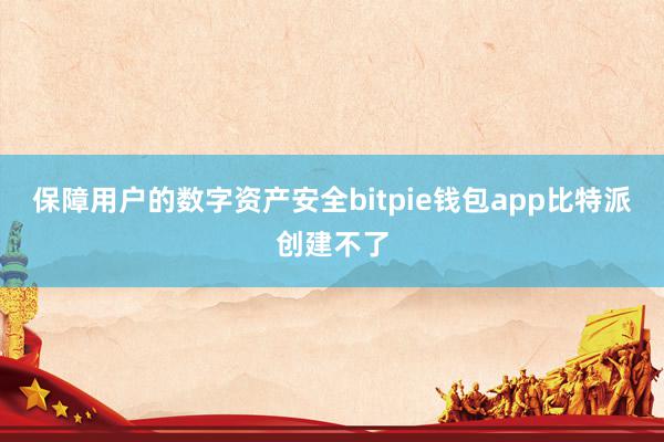 保障用户的数字资产安全bitpie钱包app比特派创建不了