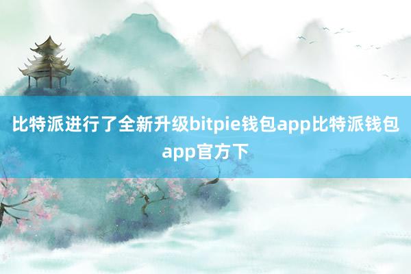 比特派进行了全新升级bitpie钱包app比特派钱包app官方下