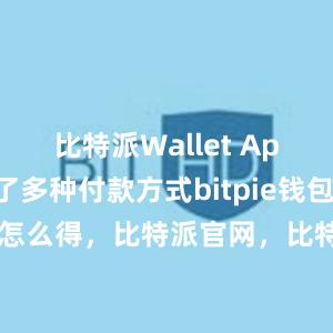 比特派Wallet App还提供了多种付款方式bitpie钱包app比特派怎么得，比特派官网，比特派钱包，比特派下载