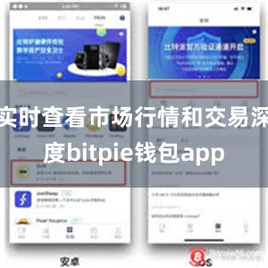 实时查看市场行情和交易深度bitpie钱包app