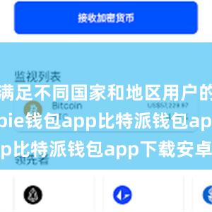 满足不同国家和地区用户的需求bitpie钱包app比特派钱包app下载安卓